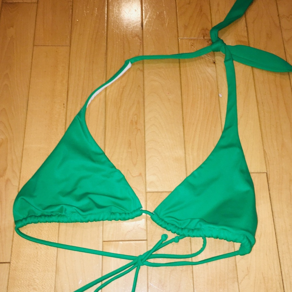 VS  Medium Green String Bikini Top
